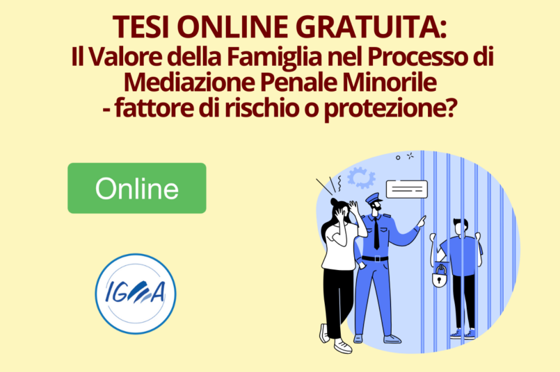 TESI ONLINE Il Valore della Famiglia nel Processo di Mediazione Penale Minorile