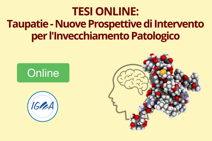 TESI ONLINE Taupatie - Nuove Prospettive di Intervento per l'Invecchiamento Patologico