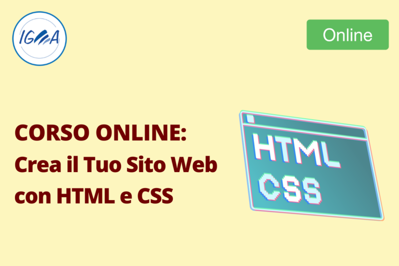 Corso Online Sito Web HTML CSS