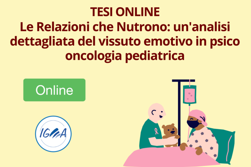 Tesi Online - vissuto emotivo in psico oncologia pediatrica