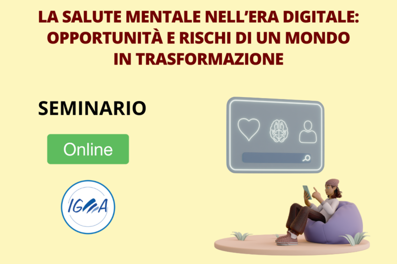 Seminario Online La salute mentale nell’era digitale