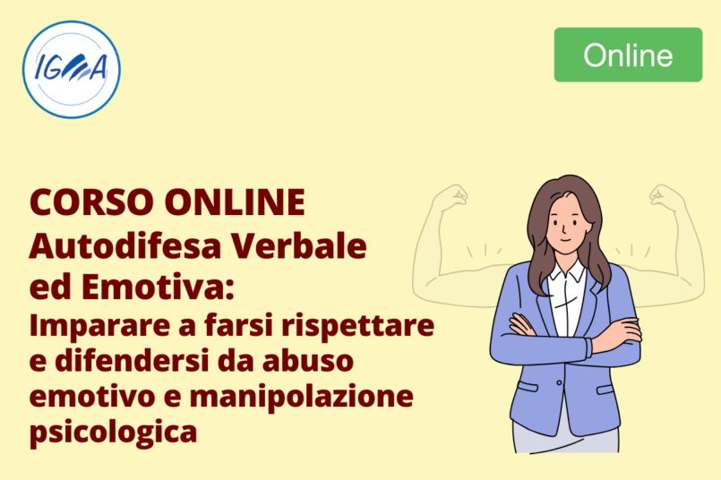 Corso Online Autodifesa Verbale Emotiva