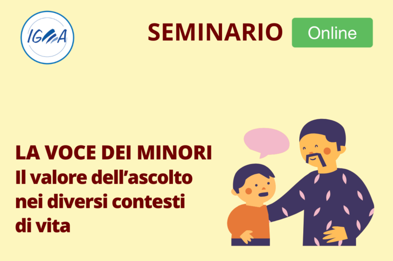 SEMINARIO ONLINE la voce dei minori