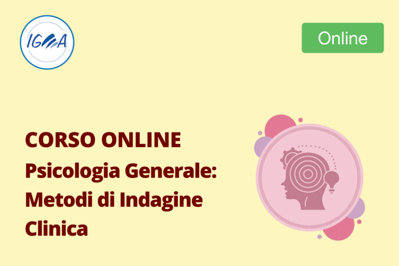 Corso Online Psicologia Generale Metodi di Indagine Clinica