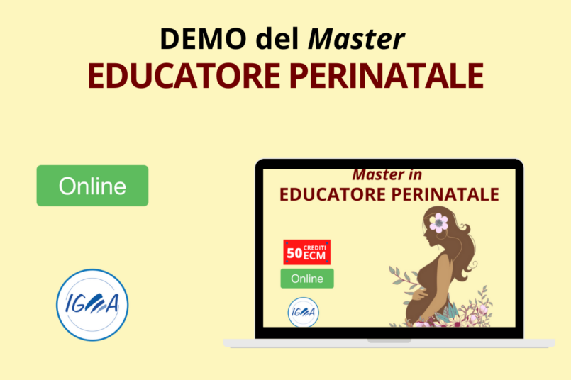 DEMO DEL MASTER ONLINE IN EDUCATORE PERINATALE NO LIVE