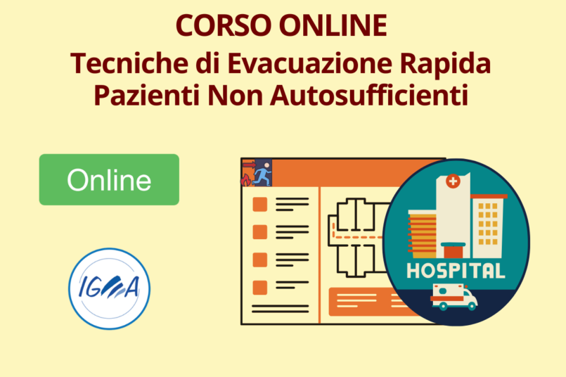 Corso Tecniche Evacuazione Rapida Pazienti Non Autosufficienti