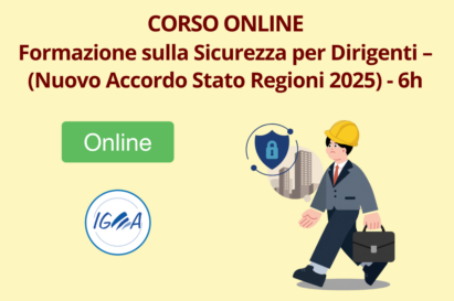 Corso Formazione sulla Sicurezza per Dirigenti – (N.A. Stato Regioni 2025) - 6h