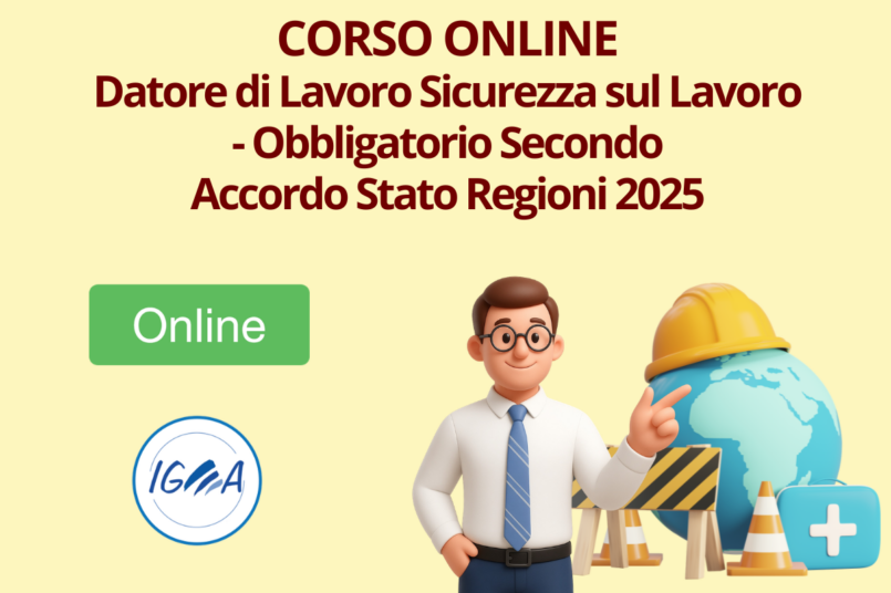 Corso Datore di Lavoro Sicurezza Obbligatorio 2025