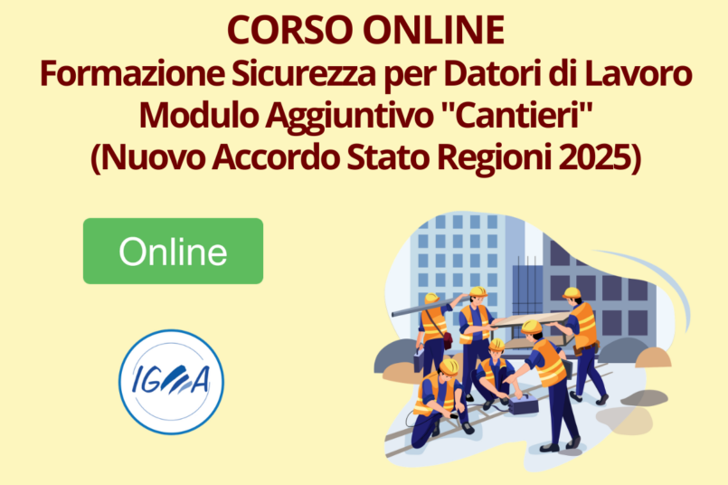 Sicurezza datori di lavoro cantieri aggiornato 2025