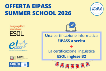 OFFERTA EIPASS SUMMER SCHOOL 2026