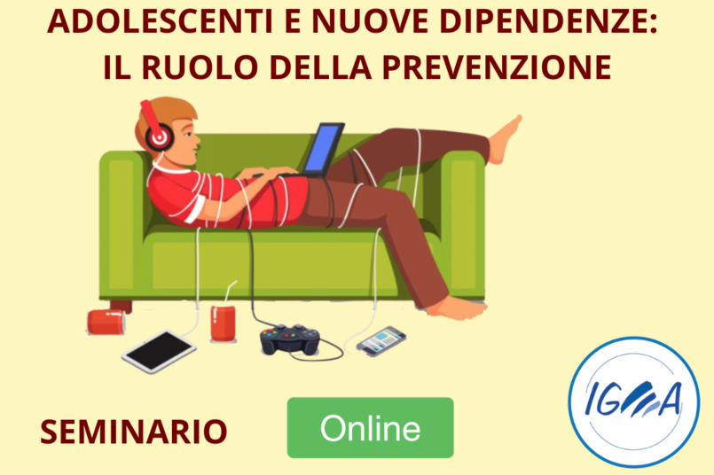 seminario online adolescenti e dipendenze