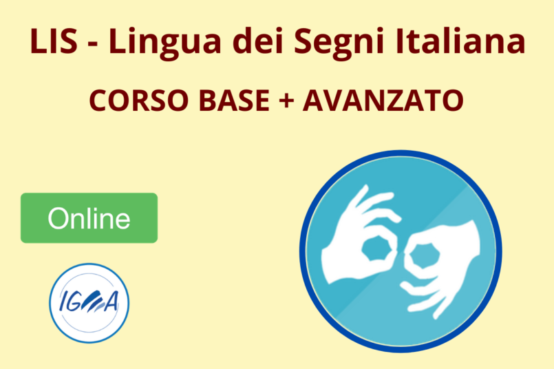 Corso Online Completo LIS Lingua dei Segni Italiana