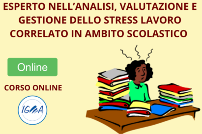 Corso Online - stress lavoro scuola