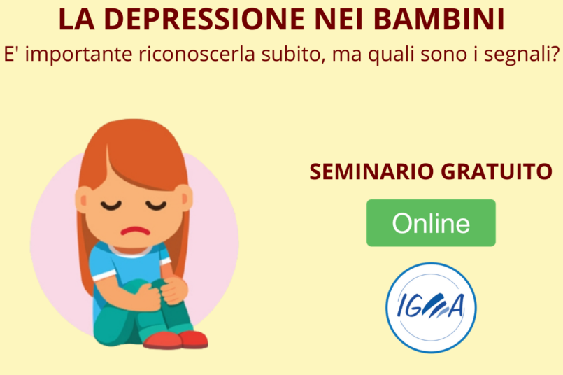 seminario gratuito depressione nei bambini