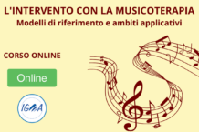 Corso Online - l'intervento con la musicoterapia