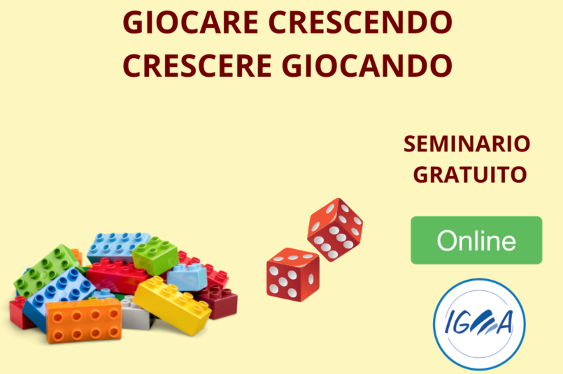 seminario gratuito giocare crescendo crescere giocando