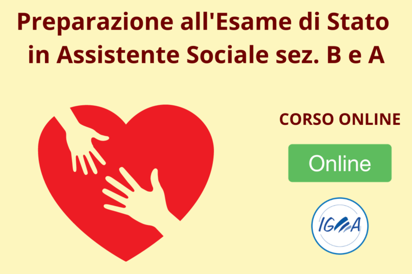 Corso Online - preparazione esame assistente sociale a e b