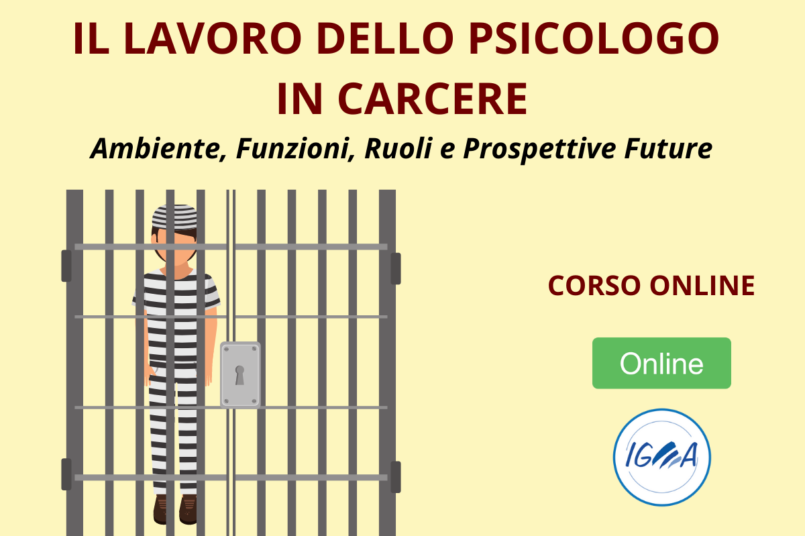Corso Online - ll lavoro dello psicologo in carcere