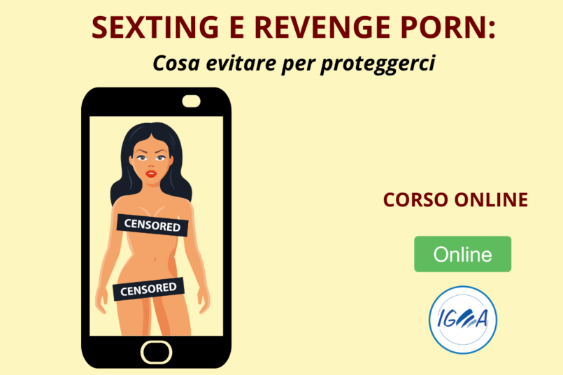 Corso Online - sexting e revenge porn