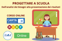 Corso Online - progettare a scuola MIUR