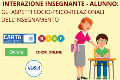 Corso online - Interazione Insegnante Alunno MIUR
