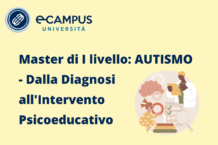 MASTER DI I LIVELLO: AUTISMO - Dalla Diagnosi all'Intervento Psico