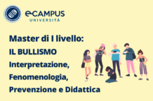 Master di I livello IL BULLISMO - Interpretazione, Fenomenologia, Prevenzione e Didattica