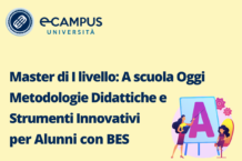 Master di I livello A scuola Oggi - Metodologie Didattiche e Strumenti Innovativi per Alunni con BES