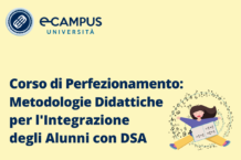 Corso di Perfezionamento Metodologie Didattiche per l'Integrazione degli Alunni con DSA