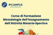 Corso di Formazione Metodologie dell'Insegnamento dell'Attivita Motorio-Sportiva